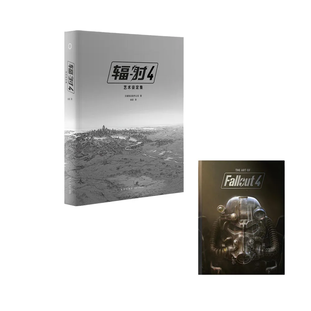1 книга/упаковка китайская версия крутая игра Fallout 4 книга с художественным