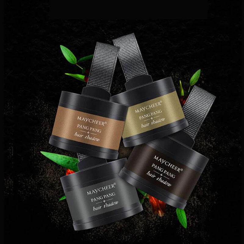 

4 Color Hair Fluffy Powder Instantly Black Root Cover Up Natural Instant Hair Line Shadow Powder Hair Concealer Coverag