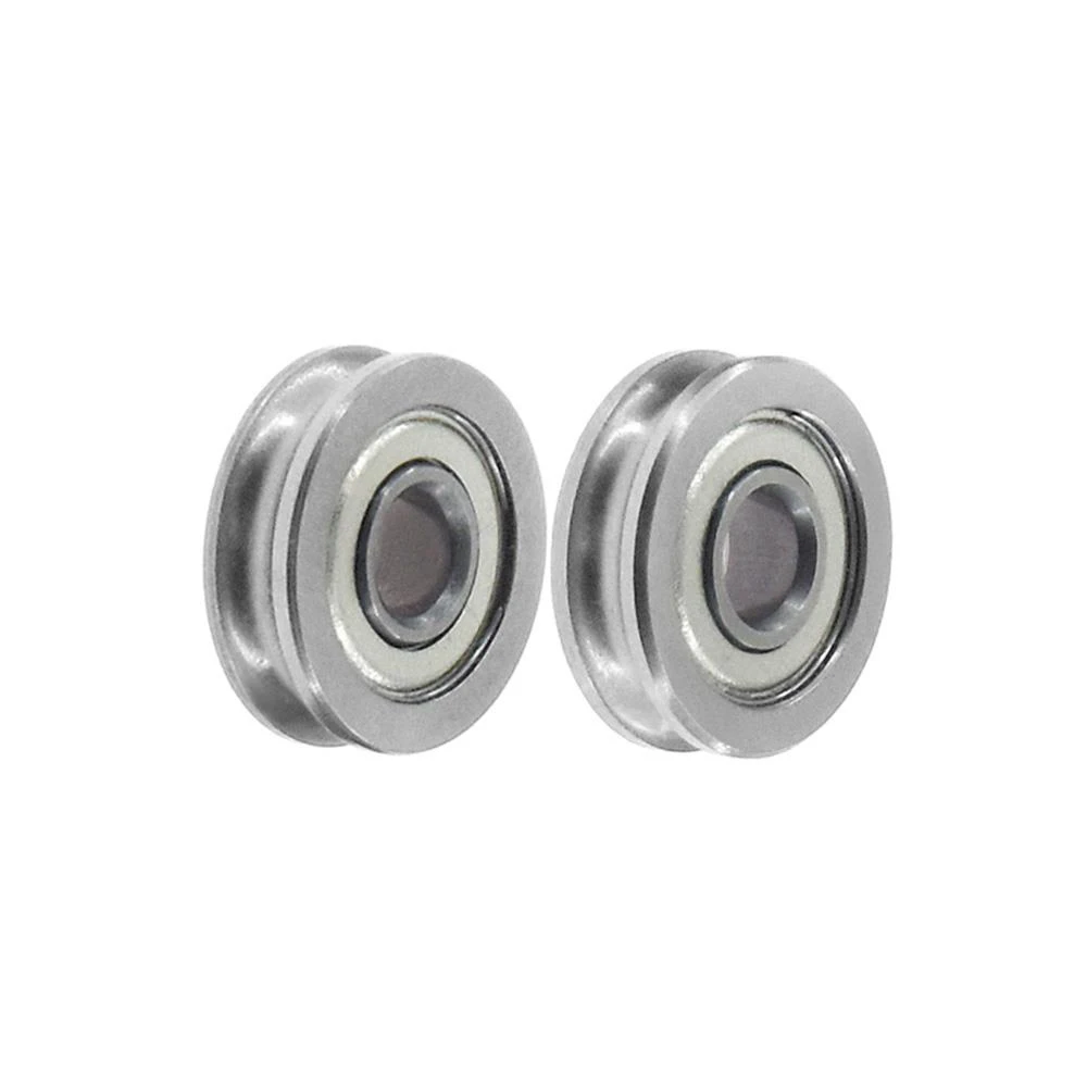 

10Pcs/lot 3d Printer parts Extruder Parts U-groove idler belt pulley ball Rail bearing U604ZZ u ditch 604UU U groove 4x13x4mm
