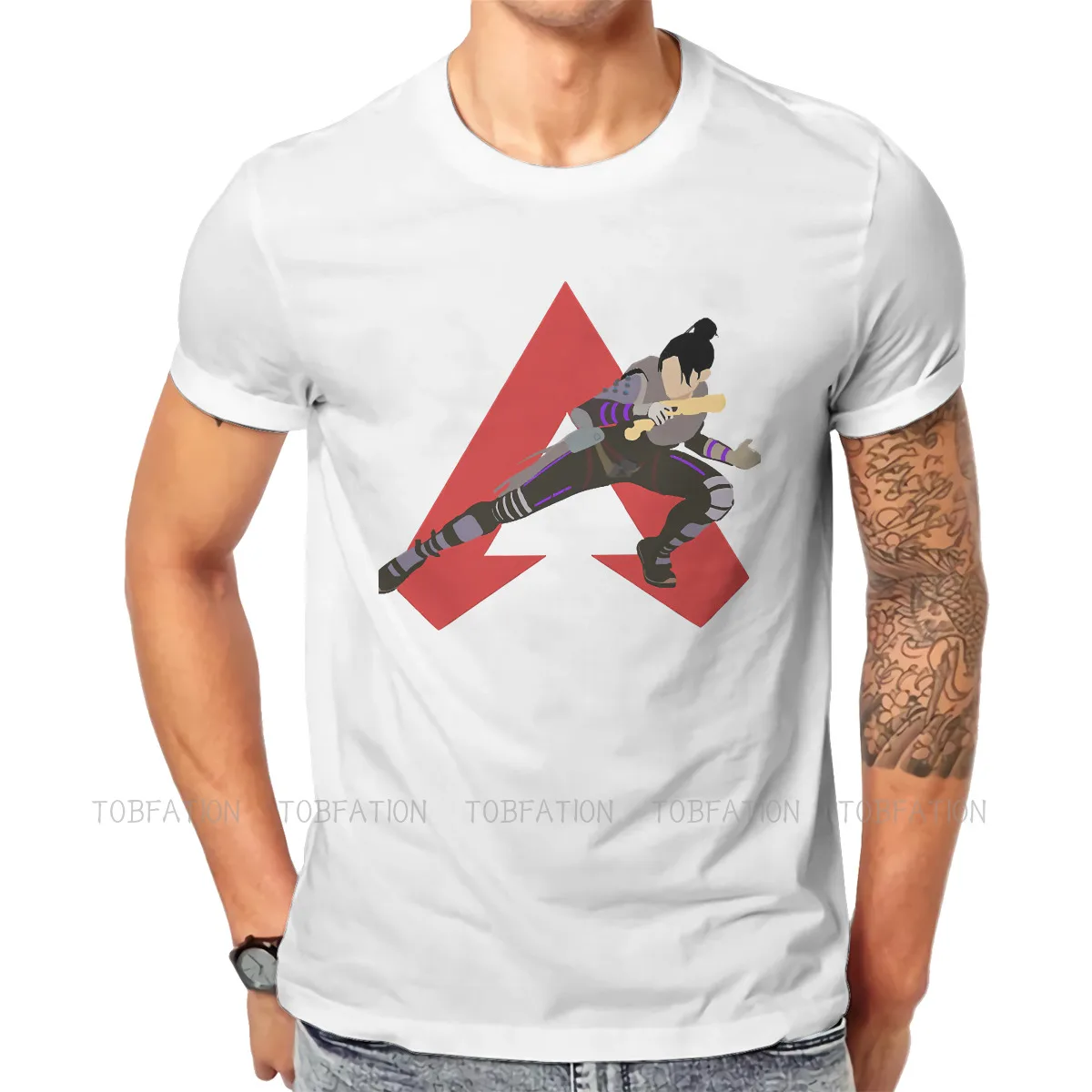 

Обычная Уникальная футболка с принтом Apex Legends Shooter анимация Удобная новая идея для подарка футболка с коротким рукавом предложения