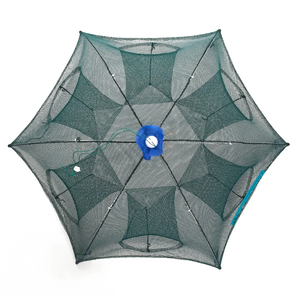 Сеть рыболовная Автоматическая ловушка для раков креветок Карпов портативная