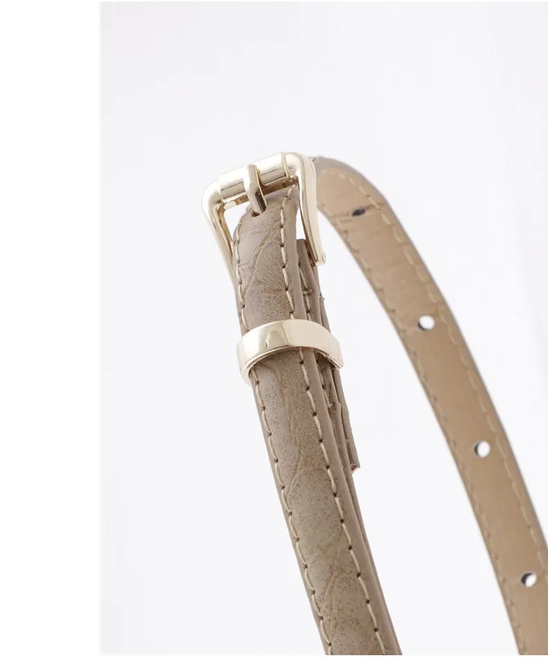 105x1.1cm Female Pu Leather Snake Belts Women Thin Skinny Waist Belts for Dress Hot Pin Buckle Waistband Cinto Feminino