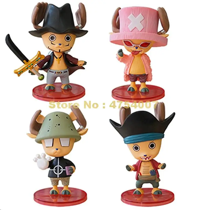Аниме 4 шт./лот one piece 88th cos tony chopper navy экшн-фигурка игрушка | Игрушки и хобби