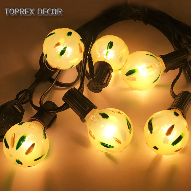 Toprex 3 5 м G40 шар светящееся Рождественское украшение китайские фонарики веревка