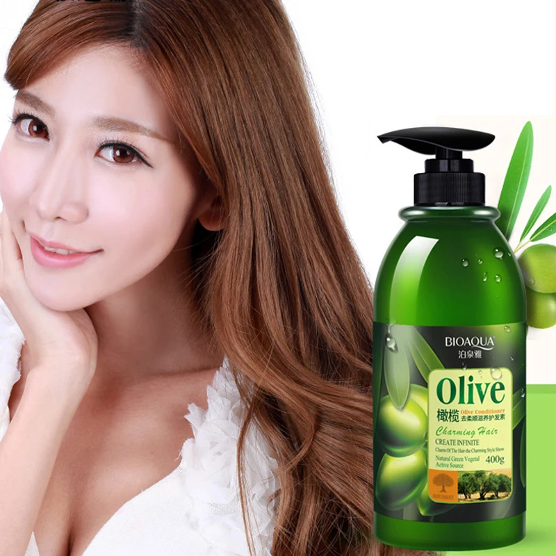 

400ml Professional Olive Anti-Dandruff Hair Shampoo Soft Refreshing Oil Control Improve Itchy Scalp Treatment Hair Care