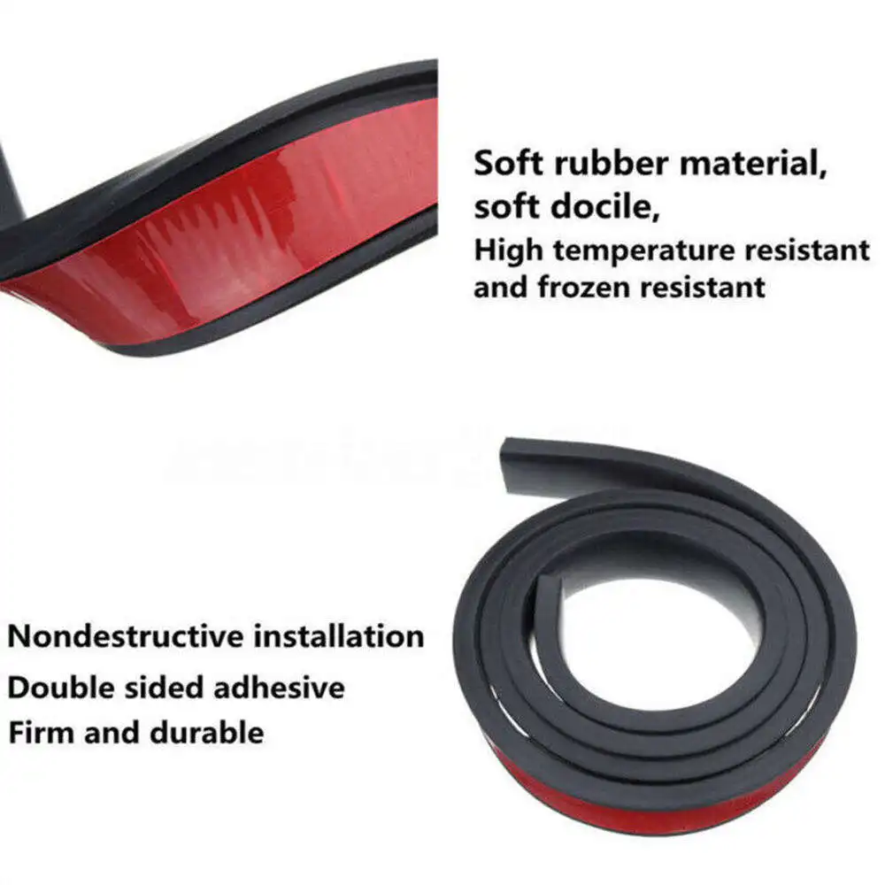 Универсальная черная Автомобильная накладка на крыло 1 5 м протектор для бровей с