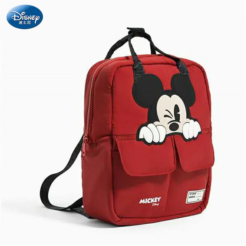 Дисней милый мультфильм Микки рюкзак модный Повседневный студенческий школьный