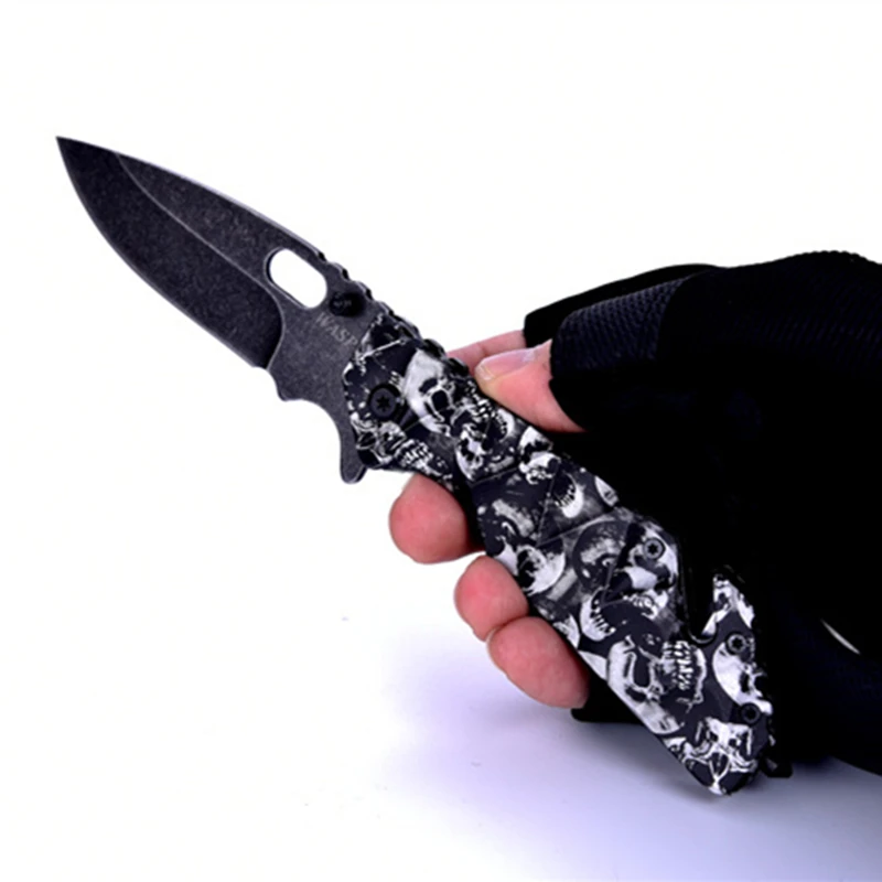 8 &quotскладной нож с точилкой Веревка резак Кемпинг Охота выживания тактический