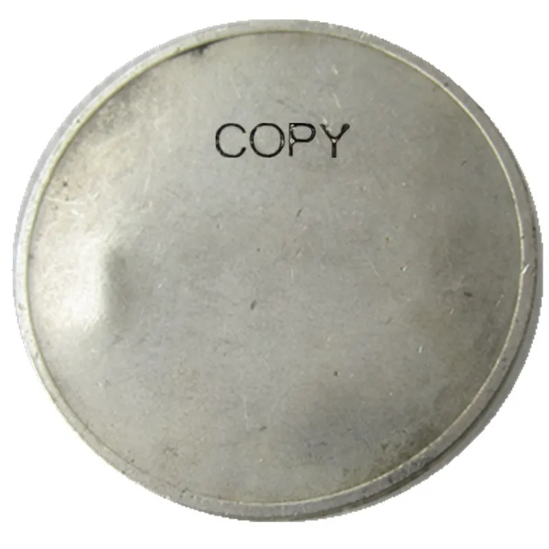 Бирма Uniface Obverse под давлением в свинце кьят(РУПИ) CS 1214(1852) Посеребренная копия