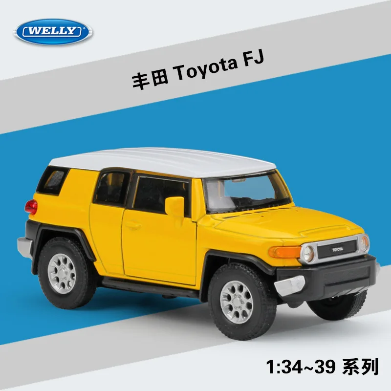 WELLY 1:36 Toyota FJ игрушечные модели автомобилей из сплава|Наземный транспорт| |