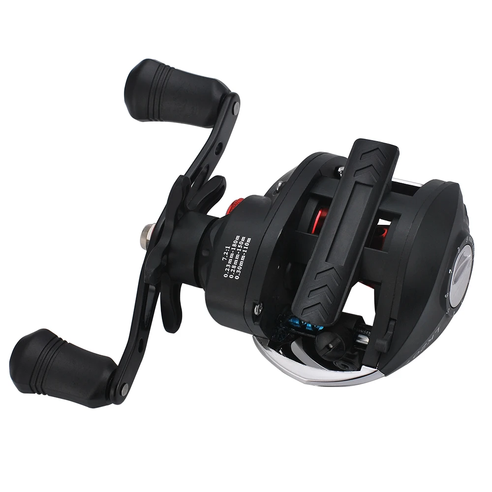 

17+1 Ball Bearings Baitcasting Fishing Reel Lightweight High Speed 7.2:1 Gear Ratio Baitcast Fishing Reel Baitcaster Tackle