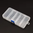 5 Отсеков Для Хранения Чехол Коробка Рыболовные Приманки прозрачный крючок коробкой Ложка Крюк Приманки рыболовные снасти коробки рыбы коробка вспомогательных приборов контейнер