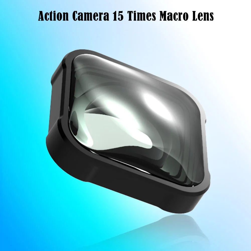 Защитные оптические фильтры для объектива камеры Go Pro Hero 5/6/7/9/10 15X Макросъемка