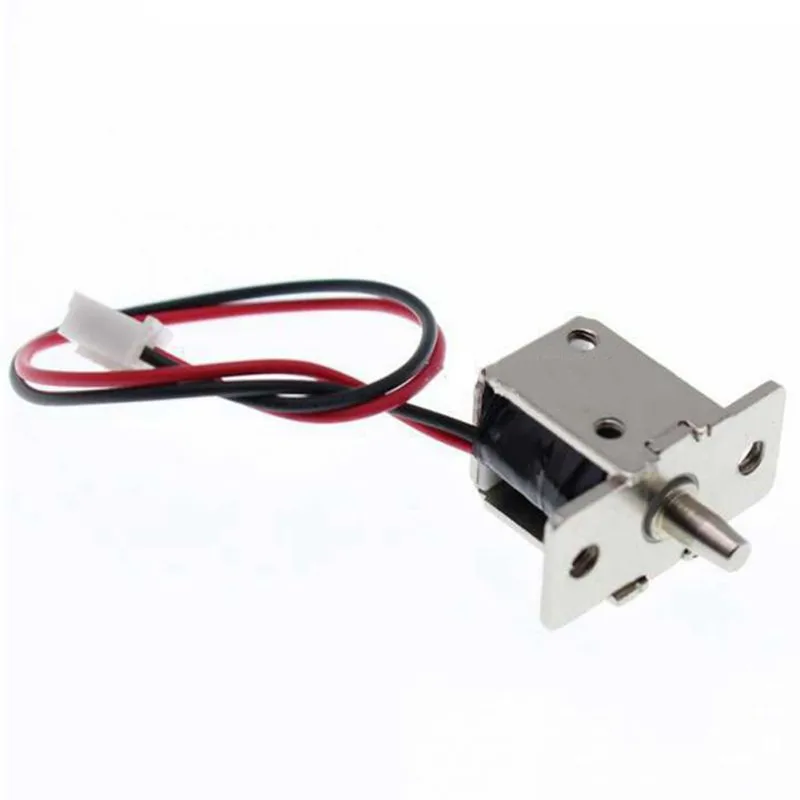 

High Quality DC 12V 0.5A Mini Electric Magnetic Cabinet Bolt Push-Pull Lock Release Assembly Solenoid Access Control