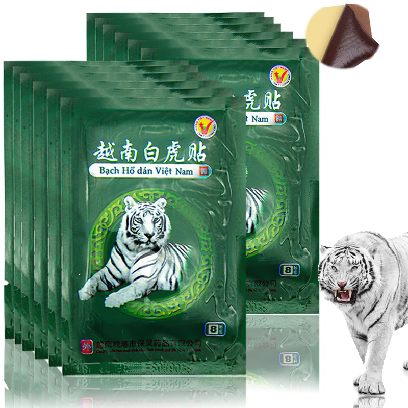 

120Pcs/15Bags Vietnam White Tiger Patch Meridians Plaster Lumbar Pain Relief Back/Neck Muscular Pain Relieving Health Care