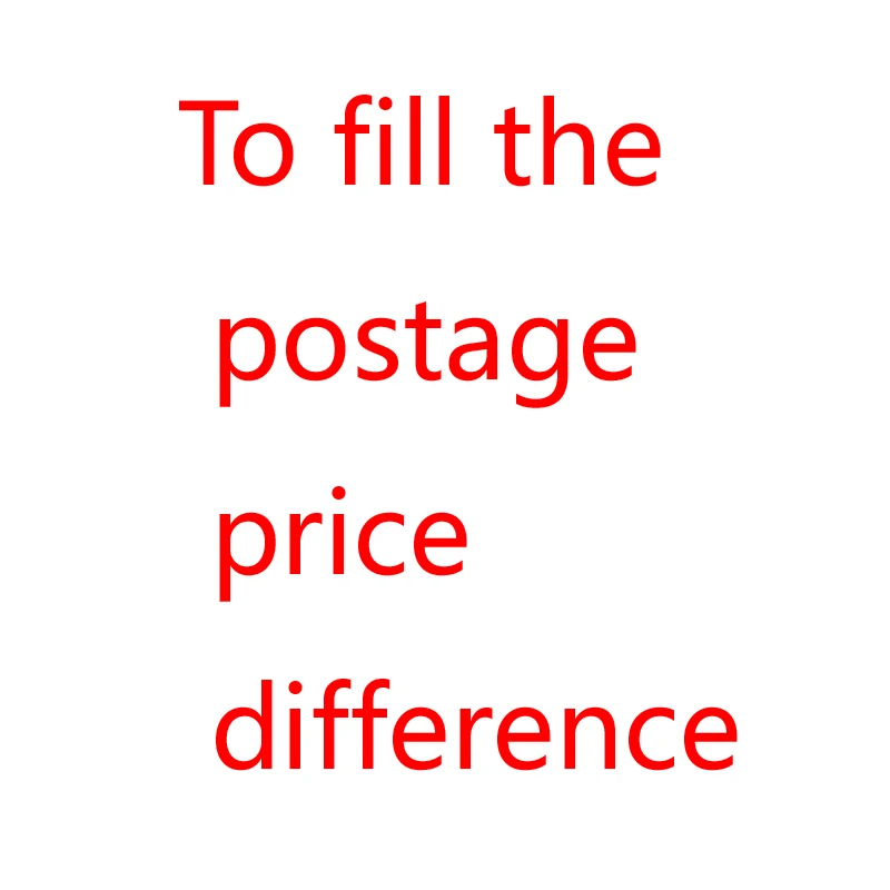 

To fill the postage price difference