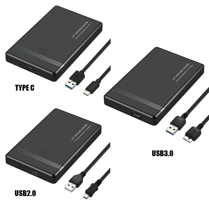Портативный корпус для жесткого диска 2 5 дюйма HDD SSD 480 Мбит/с внешний Поддержка