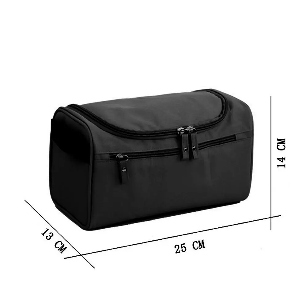 

Portable Men Solid Color Outdoor Sports Travel Duffel Zip Makeup Storage Bag