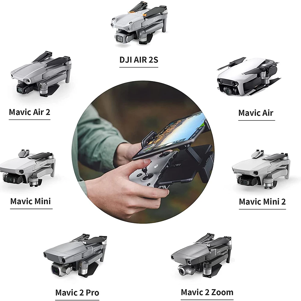 Держатель для планшета PGYTECH V2 для пульта управления Mini 3 Pro/Mavic 3/Mavic Classic/Dji 2 4-10.5" iPad Phone.
