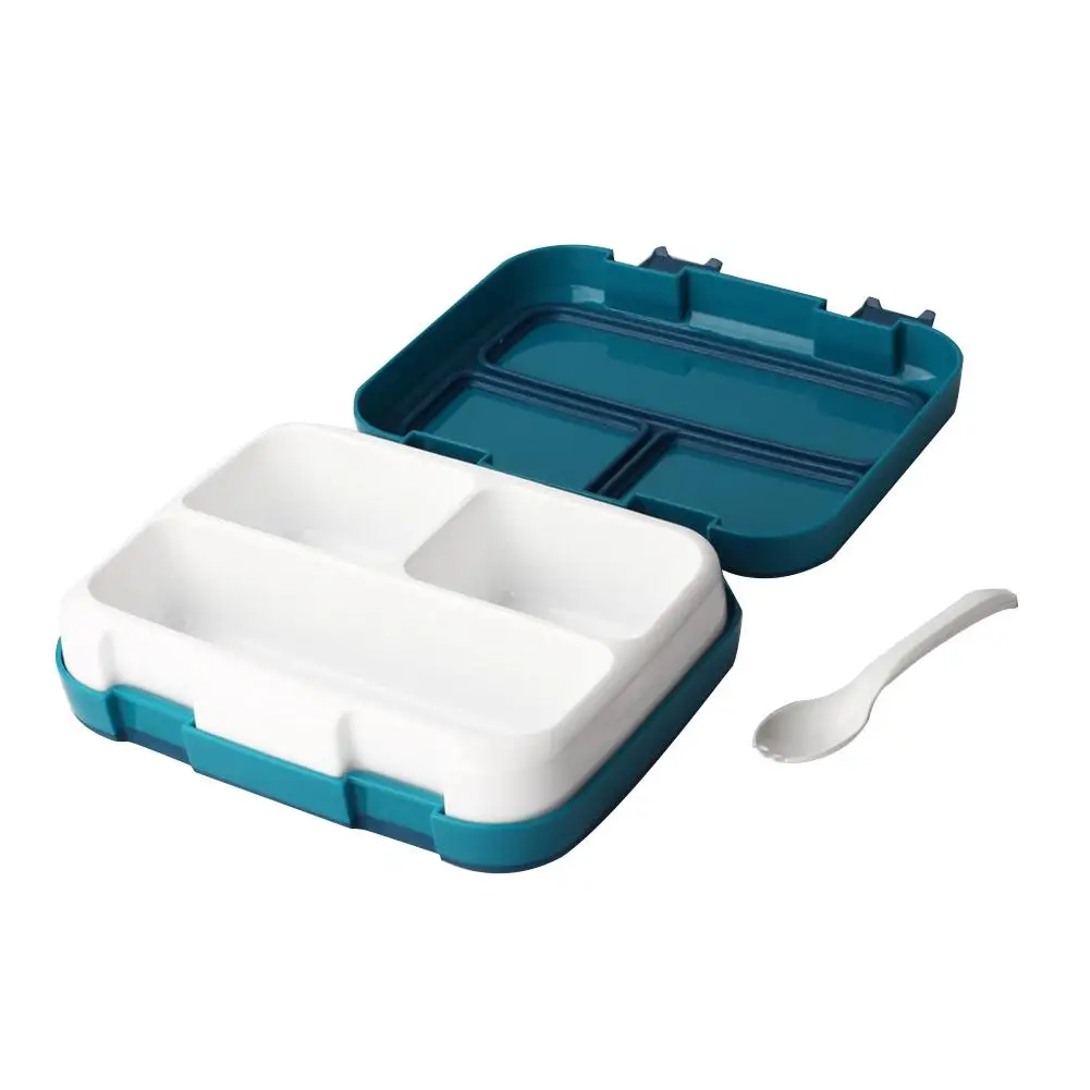 BPA Бесплатный Ланч-бокс для детей с отсеком Microwavable мультфильм Bento коробка Герметичный пищевой контейнер ланчбокс для пикника коробка