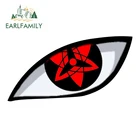 EARLFAMILY 13 см x 7 см для калейдоскопа, виниловые автомобильные наклейки с круглыми глазами, забавные аниме наклейки для сборников, водонепроницаемые наклейки