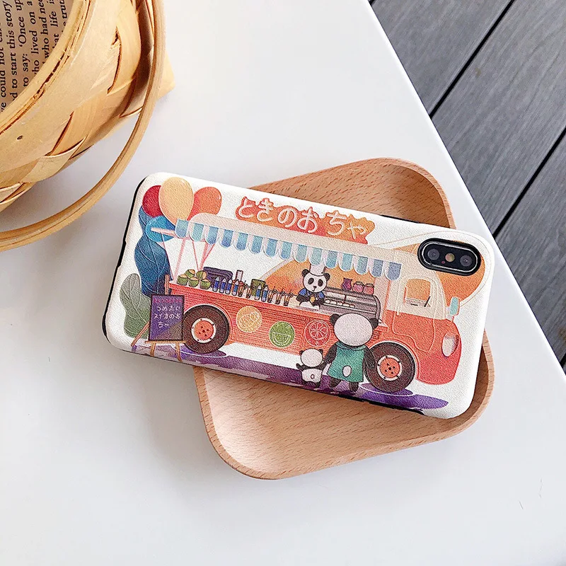 

Iphone Case Bear Convenience Store Suitable for Apple 12 Mobile Phone Shell Xsmax Soft Shell Iphone8Plus Silicone X11Promax Case