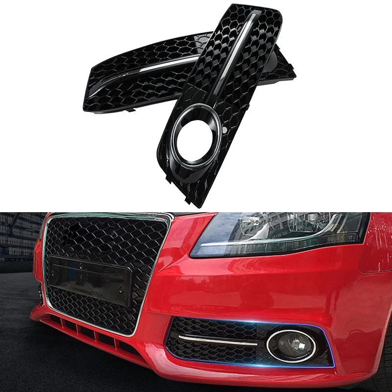 1 пара автомобильный передний противотуманный светильник решетка для гриля