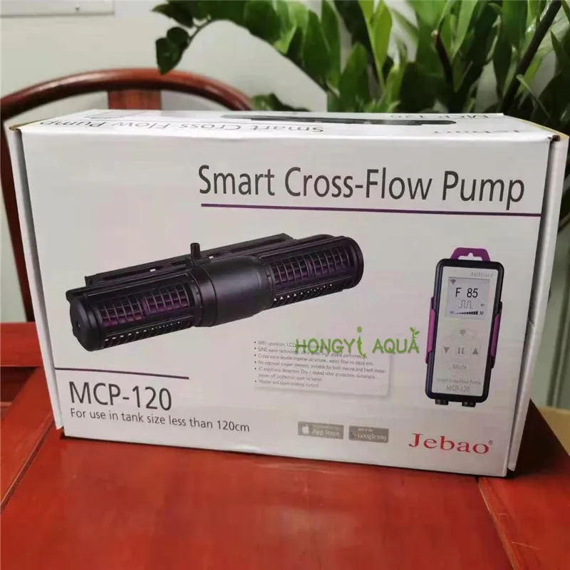 Новый Jebao MCP 70 90 120 150 180 поперечный насос дисплей с Wi-Fi управлением тихий цикл