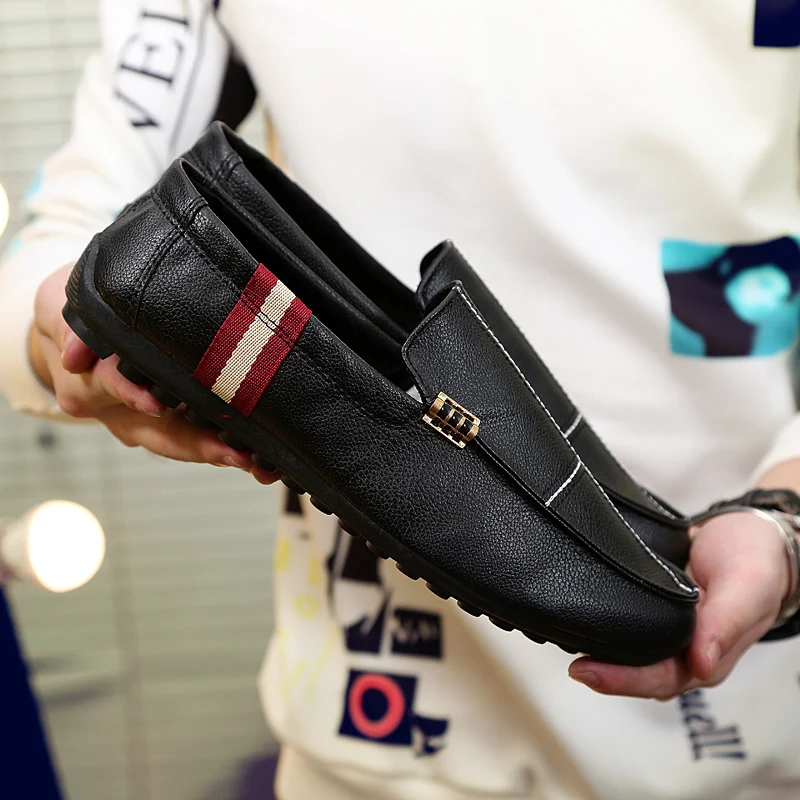 Мужские ботинки без шнуровки Chaussure Homme дешевые итальянские кожаные мужские