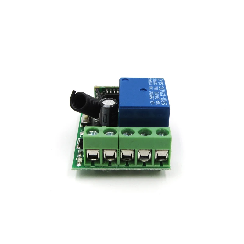 DC 12V 10A 1-канальное беспроводное реле RF дистанционное управление переключатель