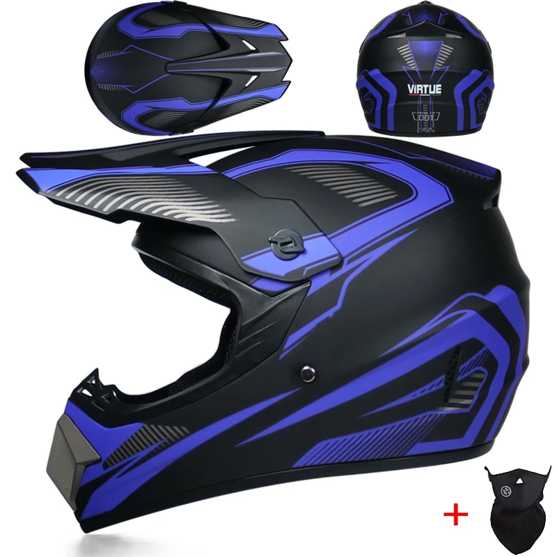 Внедорожные шлемы горные Гонки Горный шлем с полным лицом мото rcycle moto cross casco casque