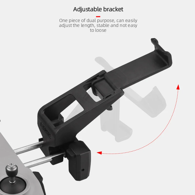 BRDRC Remote Control Tablet Extension Holder Bracket Mount Clip Stand For DJI Mini 2/ Mavic Air 2 Drone Accessories |