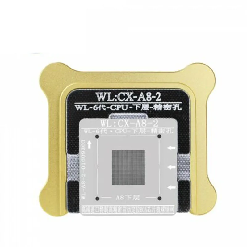 

WL BGA Reballing Stencil Kit for iPhone 6G 6S 7G 8G X XS XSMAX A7 A8 A9 A10 A11 A12 A13 CPU Lower Soldering