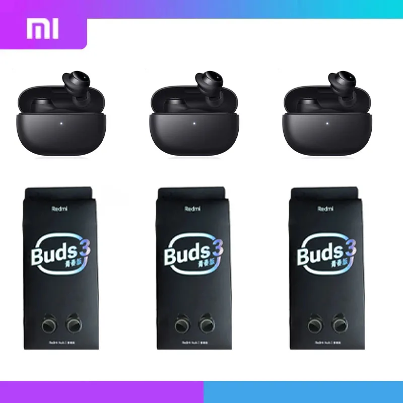 

3 шт., беспроводные наушники Xiaomi Redmi Buds 3 Youth Edition