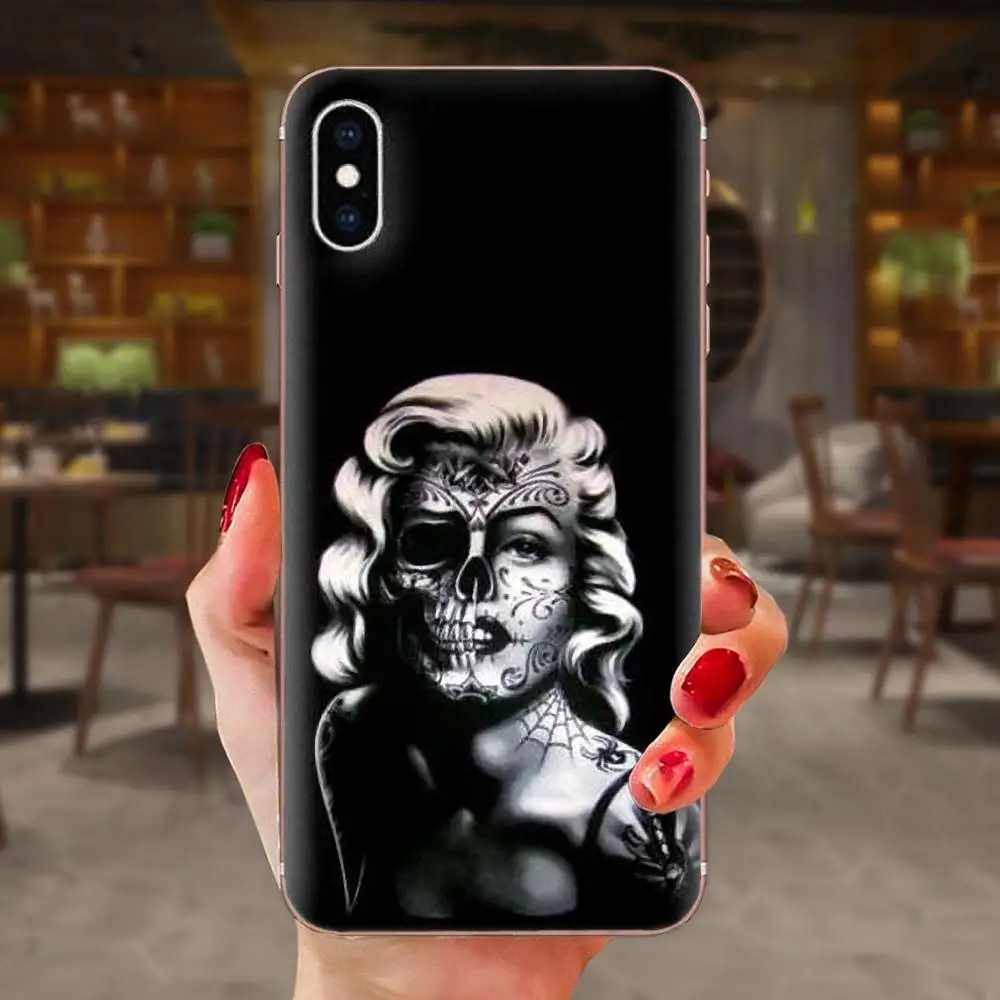 Мягкий ТПУ мобильный Мэрилин Монро Мода для Xiaomi Redmi Mi 4 7A 9T K20 CC9 CC9e Note 7 8 9 Y3 SE Pro Prime Go