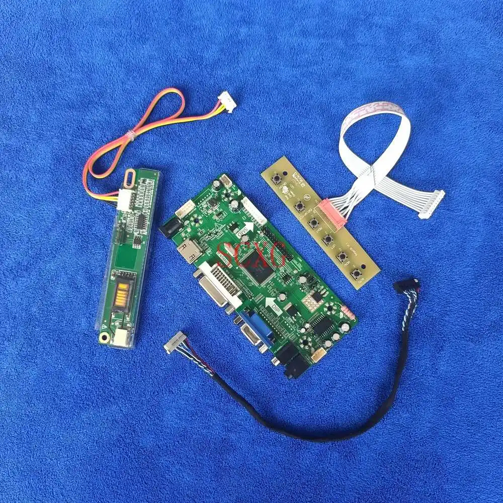 

Fit N121I1/N121I2/N121I3 DIY Kit LCD Display 20-Pin LVDS 1CCFL MNT68676 Controller Driver Board HDMI-compatible DVI VGA 1280*800