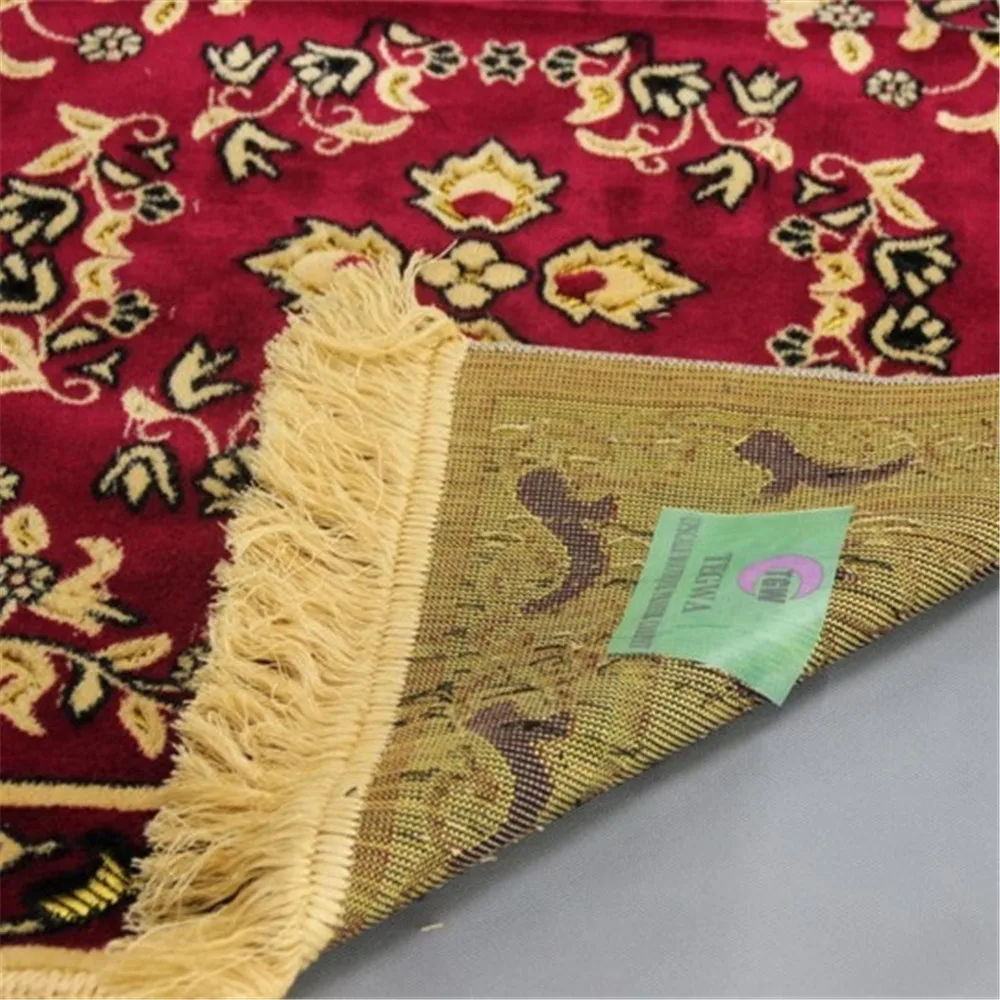 

70*110cm Islamic Flower Prayer Mat Muslim Prayer Mat Musala Travel Prayer Rug Islamic Rug Blanket Nordic Style Carpet Children