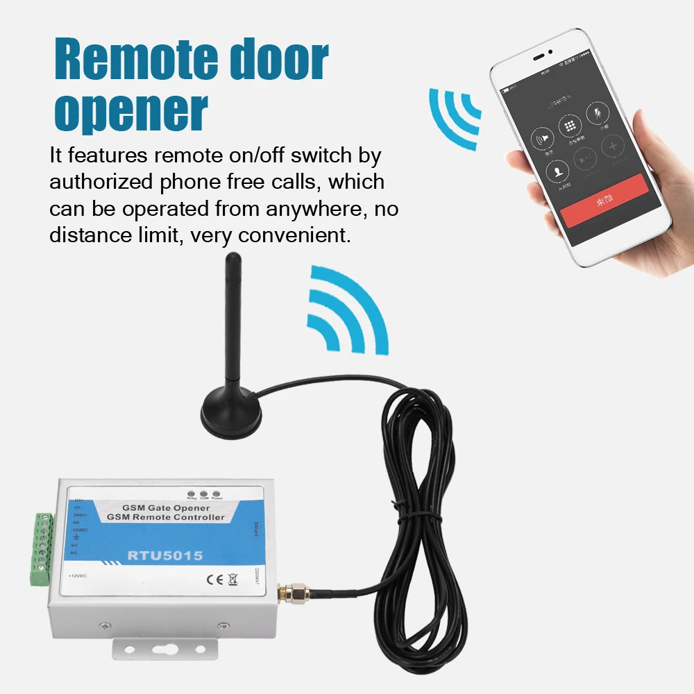 Горячий RTU5015 Модернизированный RTU5024 GSM ворот открывалка для двери Оператор с SMS