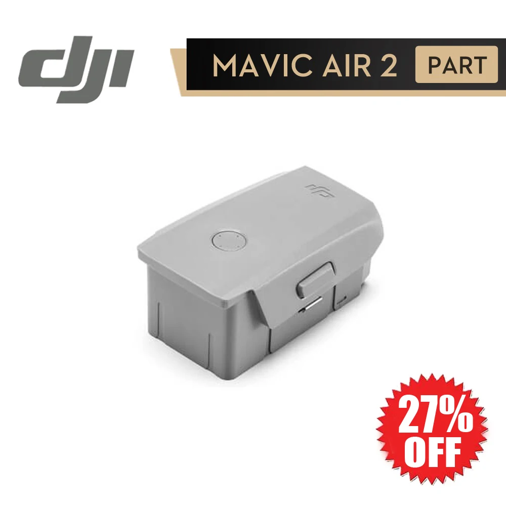 Интеллектуальная летная батарея DJI Mavic Air 2 время полета 34 минуты емкость 3500 мАч 40