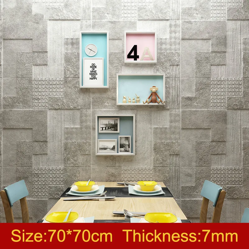 Настенные 3D стикеры для спальни самоклеящиеся водонепроницаемые креативные