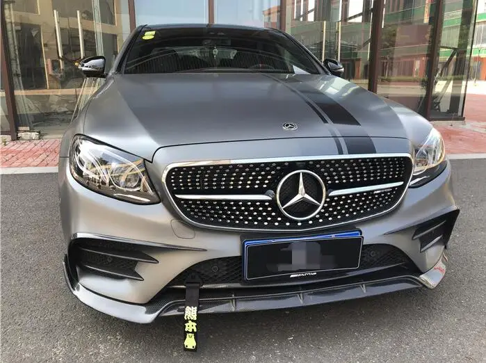 Для Mercedes-Benz W213 рассеиватель переднего бампера защитные бамперы для Benz E-Class E200 E260