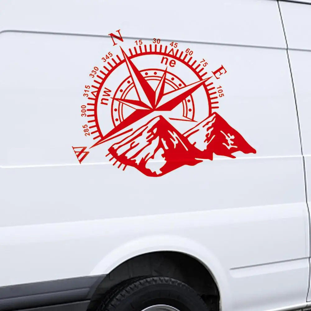 1 шт. 3D Высококачественная Автомобильная наклейка компас роза навигация Гора 4x4