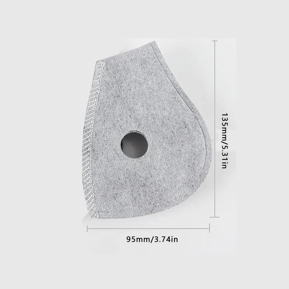 

Cycling anti-fog mask liner 4-layer filter Activated carbon mask accessory filter Anti dust mask filter 10pcs
