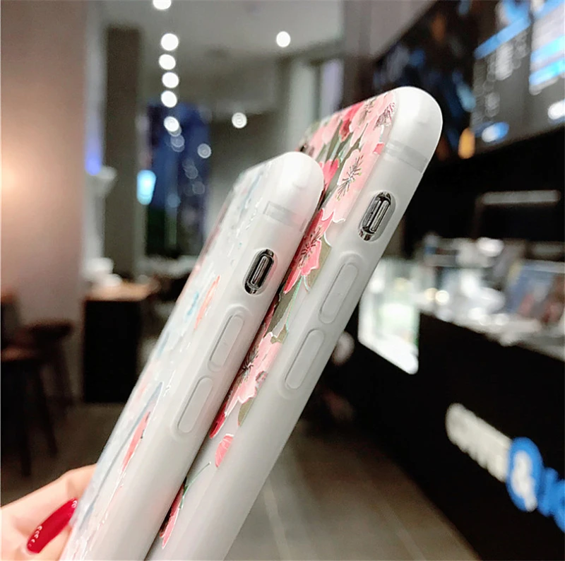 Романтичный мягкий чехол Sakura для Huawei P30 P20 lite Mate 30 20 Pro P Smart PLUS 2019 телефона Honor 10i 20I 10