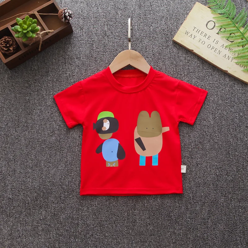 

Baby Boys Girls New Summer Casual Clothes Sets Kids Cartoon Print Cotton Short Sleeve T-shirt+Shorts 2Pcs Sets Infants Clothing