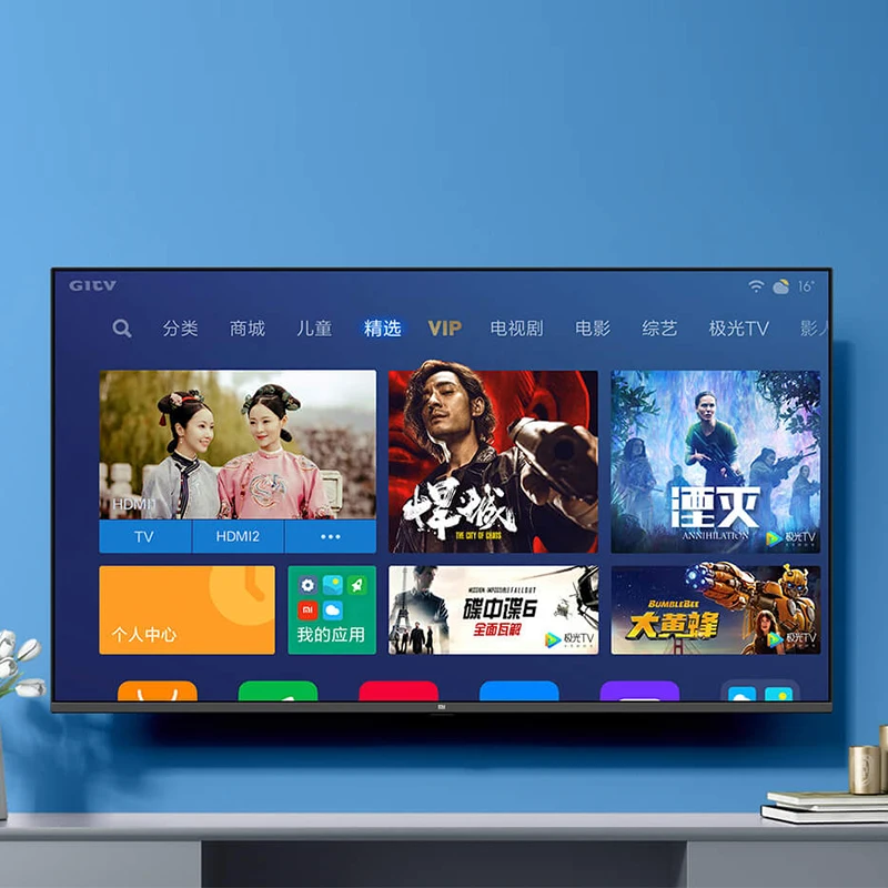 

zq Xiaomi Full Screen E55x 4K Ultra Clear Smart Network Home LCD TV 58 60
