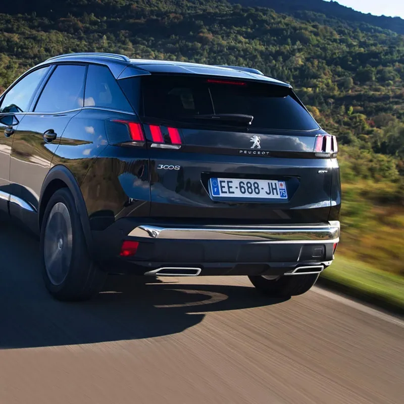 Для Peugeot 3008 5008 GT 17 2018 2019 2020 выхлопное горло декоративная рамка декоративное