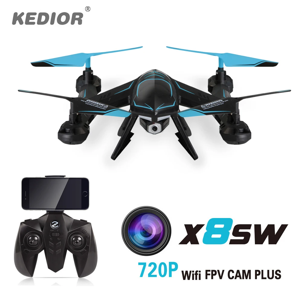 X8SW Quadcopter Drone с 720P HD камерой Rc Quadrocopter Мультикоптер 2 4G Профессиональный