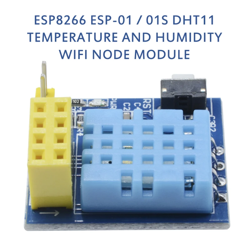 1 шт. ESP8266 ESP 01 01S ESP01 DHT11 модуль датчика температуры и влажности Модуль узла WiFi Arduino