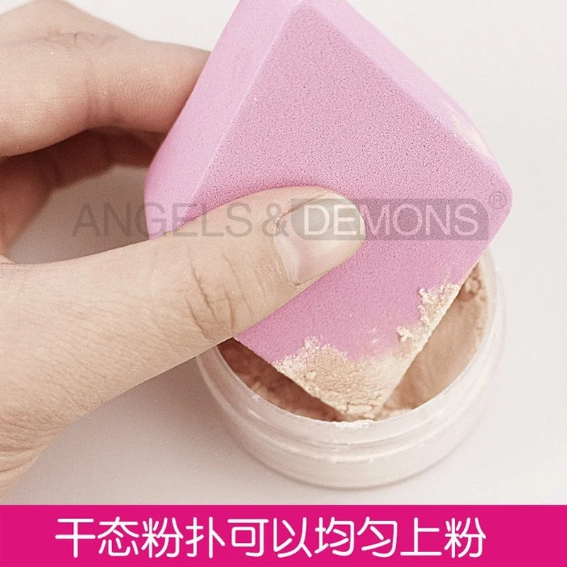 6pcs/set Rhombus Makeup Sponge Wet and Dry Use Powder Puff Foundation Facial Sponges Soft Powder Puff for Cream Dropshipping